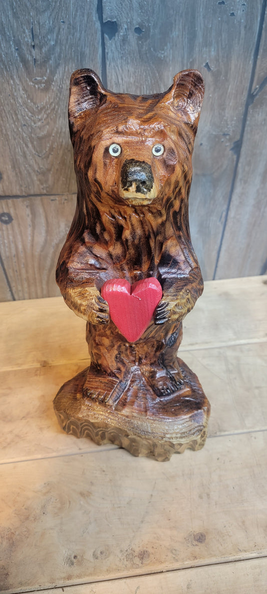 Standing bear with heart